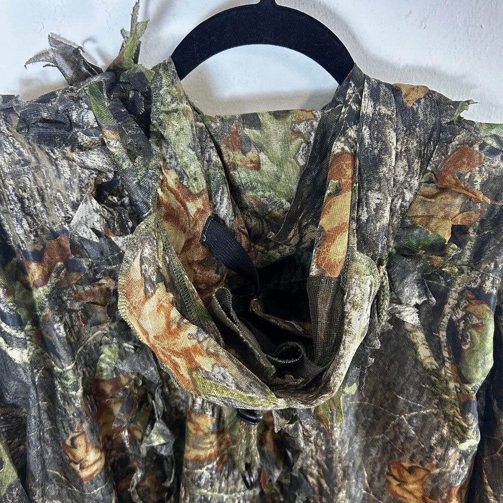 Underbrush Mossy Oak Break Up Camo Ghillie Jacket Mens L/XL 3D Leafy Hunting - Picture 7 of 9